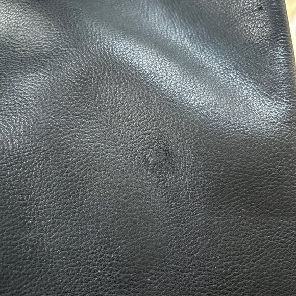 Walter Dyer VTG unisex Motorcycle leather chaps size L Made in USA - Picture 6 of 7